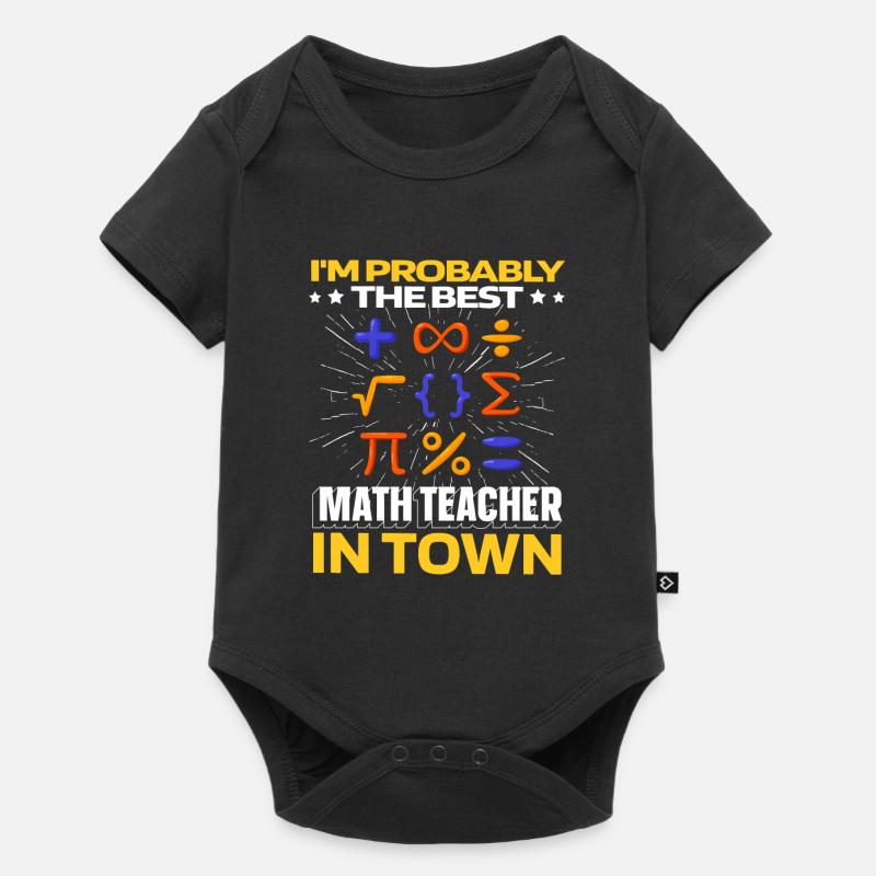 Math Math Drôle - Body à manches courtes Premium Bébé - noir