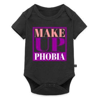 Make Up Phobia | Colors can be changed - Baby Premium short-sleeve bodysuit - black - Front