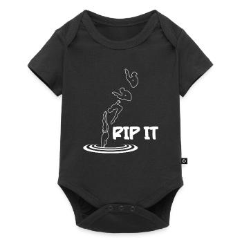 Diving Diver Rip It - Baby Premium short-sleeve bodysuit - black - Front