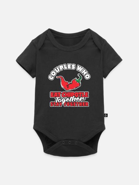 Chipotle Paar - Baby Premium Kurzarmbody - Schwarz