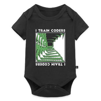 Developer Coder Programmer Encoder - Baby Premium short-sleeve bodysuit - black - Front