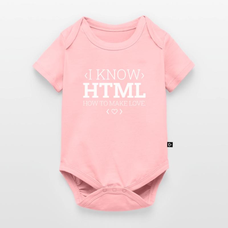 Developer Coder Programmer Html Baby Premium short-sleeve bodysuit
