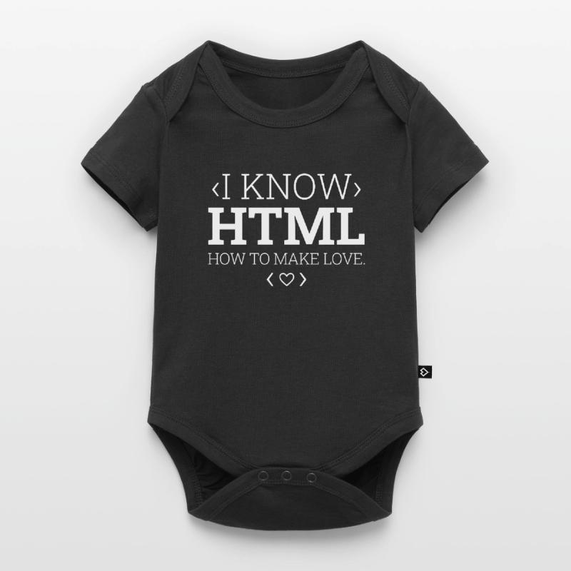 Entwickler Coder Programmierer Html Baby Premium Kurzarmbody