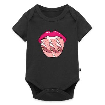 Windsurf Windsurfer Tongue - Body à manches courtes Premium Bébé - noir - Devant