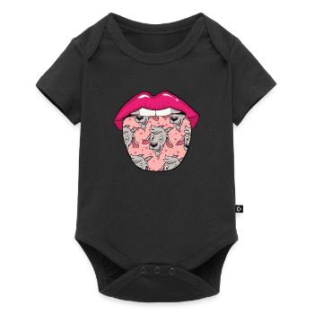 Goat Tongue - Baby Premium short-sleeve bodysuit - black - Front