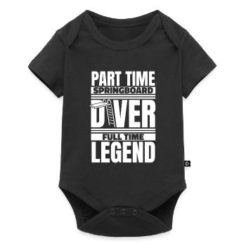 Diving Diver Legend - Baby Premium short-sleeve bodysuit - black - Front