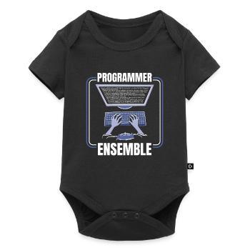 Developer Coder Programmer Ensemble - Baby Premium short-sleeve bodysuit - black - Front