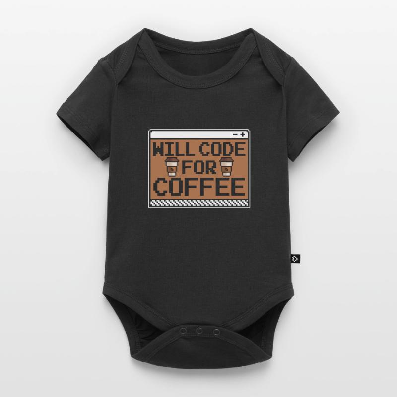 Developer Coder Programmer Coffee Body à manches courtes Premium Bébé