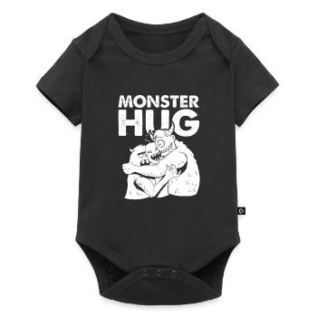 Halloween Monster - Baby Premium short-sleeve bodysuit - black - Front