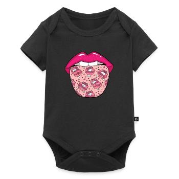 Langue de mouton - Body à manches courtes Premium Bébé - noir - Devant