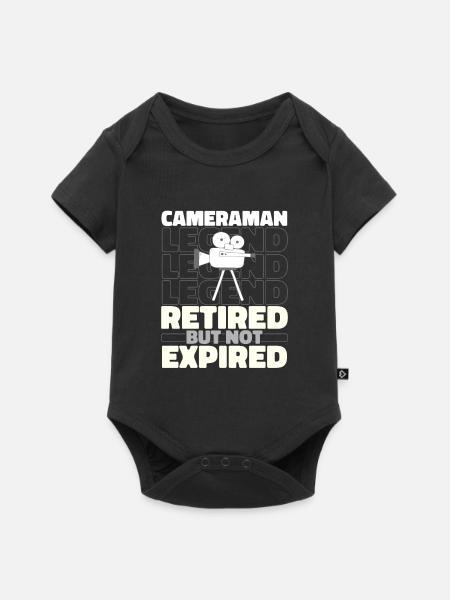 Kameramann Im Ruhestand - Baby Premium Kurzarmbody - Schwarz
