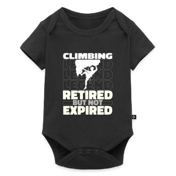 Climbing Retired Climbers - Baby Premium short-sleeve bodysuit - black - Front