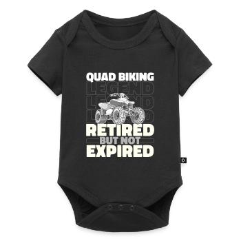 Quad Bike Retiré - Body à manches courtes Premium Bébé - noir - Devant