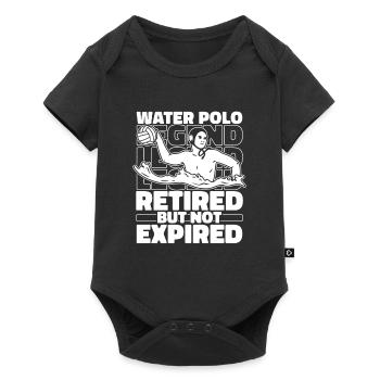 Water polo water polo pensioners - Baby Premium short-sleeve bodysuit - black - Front