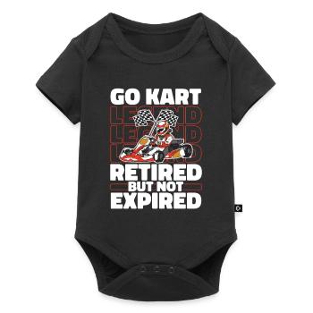 Go Kart Karting Retired Kart Drivers - Baby Premium short-sleeve bodysuit - black - Front