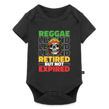 Reggae in retirement - Baby Premium short-sleeve bodysuit - black - Front