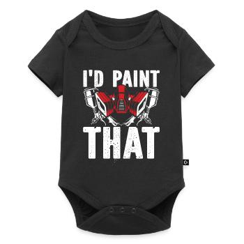 Painter Varnisher - Baby Premium short-sleeve bodysuit - black - Front