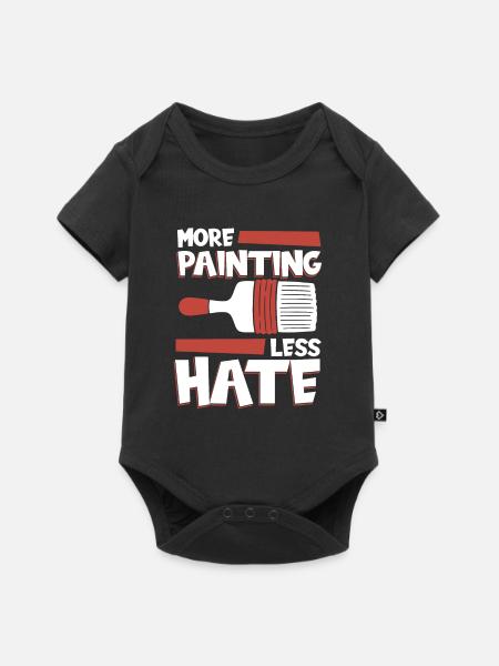 Maler Lackierer Kalt - Baby Premium Kurzarmbody - Schwarz
