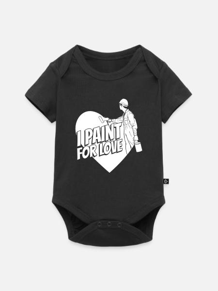 Maler Lackierer - Baby Premium Kurzarmbody - Schwarz