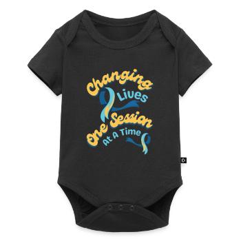 Changer des vies une session à la fois Technologie comportementale - Body à manches courtes Premium Bébé - noir - Devant