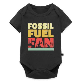 Oil Field Oil Rig Fuel - Baby Premium short-sleeve bodysuit - black - Front