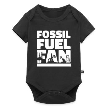 Oil Field Oil Rig Fossil - Baby Premium short-sleeve bodysuit - black - Front