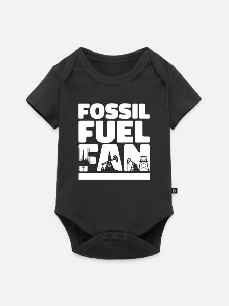 Ölfeld Bohrinsel Fossil - Baby Premium Kurzarmbody - Schwarz