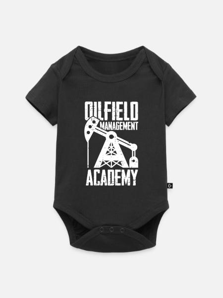 Ölfeld Bohrinsel Verwaltung - Baby Premium Kurzarmbody - Schwarz