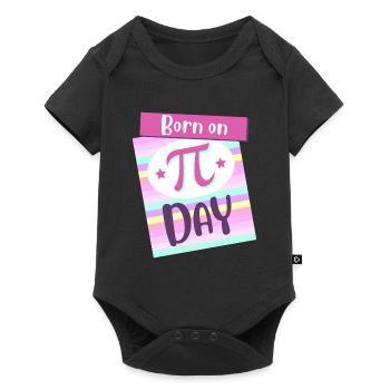 Born On Pi Day Big Pi Symbol Awesome 3.14 Pi Day - Baby Premium short-sleeve bodysuit - black - Front