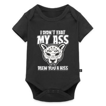 Jaguar Fun Je n’ai pas pété mes fesses t’a soufflé un baiser - Body à manches courtes Premium Bébé - noir - Devant