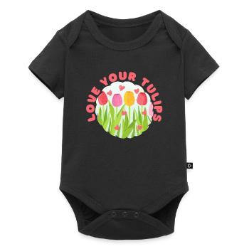 Tulipes Tulipes - Body à manches courtes Premium Bébé - noir - Devant