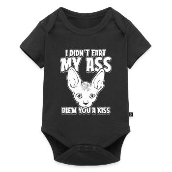 Sphynx Cat - Baby Premium short-sleeve bodysuit - black - Front