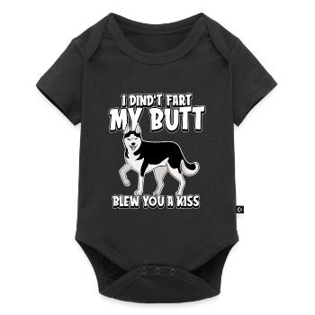 Siberian Husky - Baby Premium short-sleeve bodysuit - black - Front