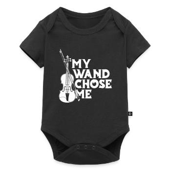 Violin Violin My Wand Chose Me - Baby Premium short-sleeve bodysuit - black - Front