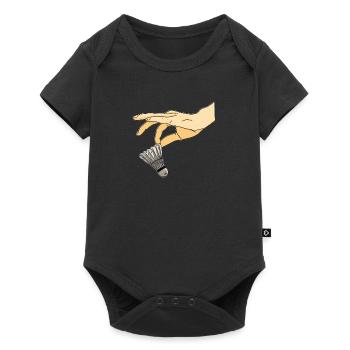 Badminton Federball - Baby Premium short-sleeve bodysuit - black - Front