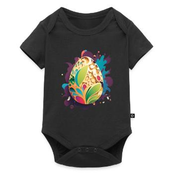 An Abstract Interpretation Of Easter Eggs - Baby Premium short-sleeve bodysuit - black - Front