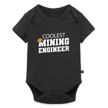 Engineer Mining Engineer - Baby Premium short-sleeve bodysuit - black - Front