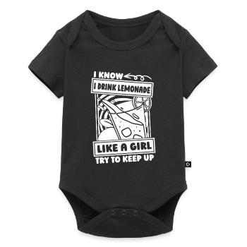 Limonade Fille - Body à manches courtes Premium Bébé - noir - Devant