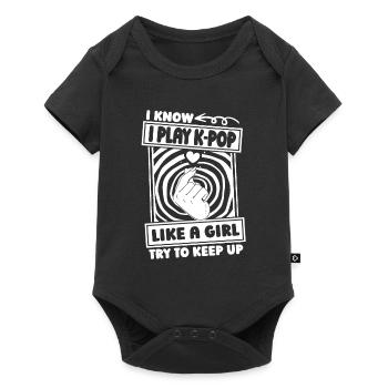 K Pop Kpop Korean Pop Girl - Baby Premium short-sleeve bodysuit - black - Front