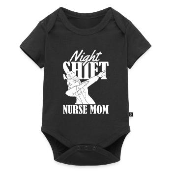 Nurse Night Shift - Baby Premium short-sleeve bodysuit - black - Front
