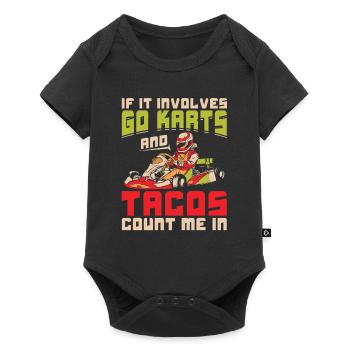 Go Karting Karting Karting Driver Taco - Body à manches courtes Premium Bébé - noir - Devant