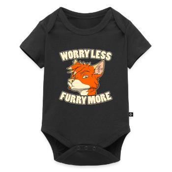 Furry Fandom Fursuits Fox - Body à manches courtes Premium Bébé - noir - Devant