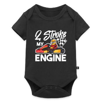 Go Kart Karting Karting Karting Driver Funny - Body à manches courtes Premium Bébé - noir - Devant