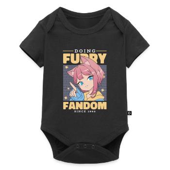 Furry Fandom Fursuits Drôle - Body à manches courtes Premium Bébé - noir - Devant