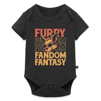 Furry Fandom Fursuits - Body à manches courtes Premium Bébé - noir - Devant