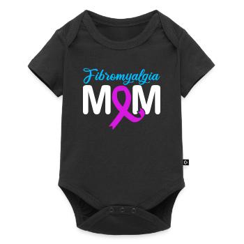 Fibromyalgie rhumatisme mère - Body à manches courtes Premium Bébé - noir - Devant