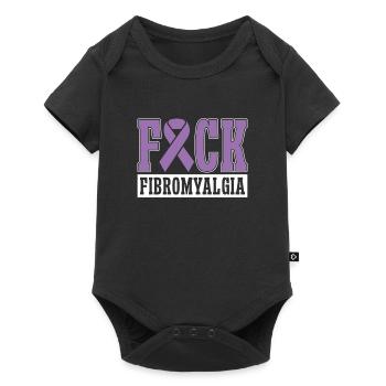 Fibromyalgie Rhumatisme - Body à manches courtes Premium Bébé - noir - Devant