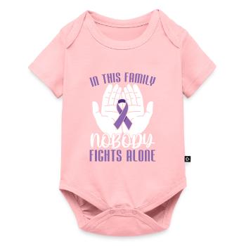 Fibromyalgia Rheumatism Family - Baby Premium short-sleeve bodysuit - rose - Front
