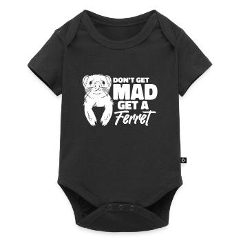 Putois furet mignon - Body à manches courtes Premium Bébé - noir - Devant