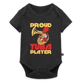 Fanfare procession tuba - Baby Premium short-sleeve bodysuit - black - Front